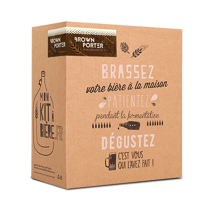 COFFRET BRASSAGE BIÈRE BRUNE 4L EXTRAIT DE MALT À CONCASSER – JOY - Concept  Store