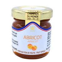 Confiture d'abricot au sucre de canne 45g