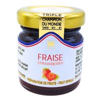 Confiture de fraise au sucre de canne 45g
