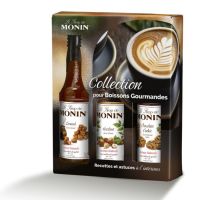 Coffret de sirops pour boissons gourmandes Monin 3x25cl