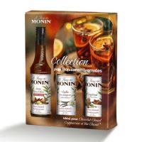 Coffret de sirops pour boissons hivernales Monin 3x25cl