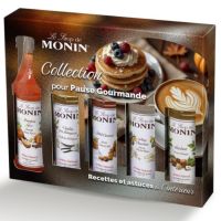 Coffret pour Pause Gourmande Monin 5x5cl