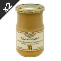 2 Moutardes de Dijon au miel et vinaigre balsamique 210g