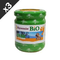 3 Mayonnaises Bio aux œufs frais 210ml