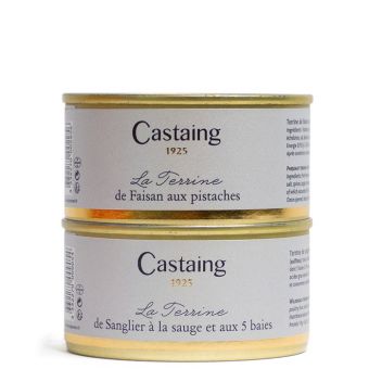 Terrines autour de la chasse en France : faisan et sanglier