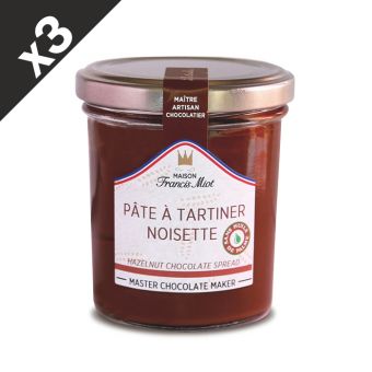 3 P�tes � tartiner � la noisette 200g