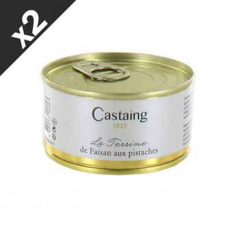2 Terrines de faisan aux pistaches 130g