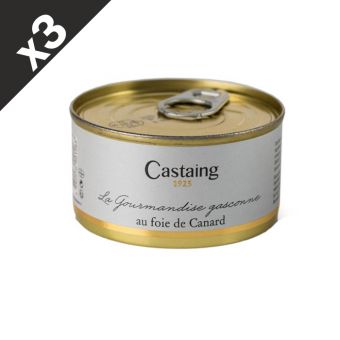 3 Gourmandises Gasconnes au foie de canard 130g