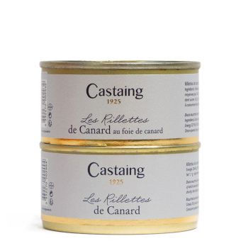 Duo de rillettes de canard et rillettes de canard