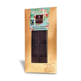 Tablette de chocolat noir Bio 73% cacao 100g