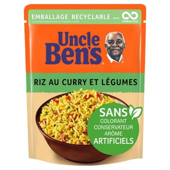 Riz au curry et légumes Uncle Ben's