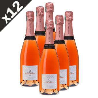 12 Champagne rosé brut 75cl