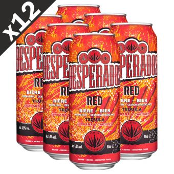 Pack de 12 bi�res Desperados red 50cl