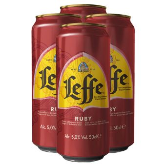 Pack de 4 bières Leffe Ruby 50cl