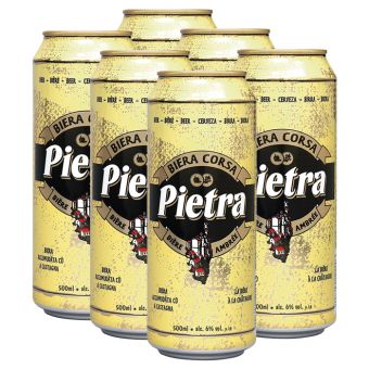 Pack de 6 bières Pietra ambrée 50cl