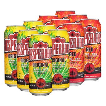 12 bires Desperados original et red 50cl