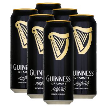 Pack de 6 bi�res Guinness 50cl