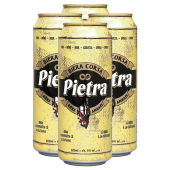 Pack de 4 bières Pietra ambrée 50cl
