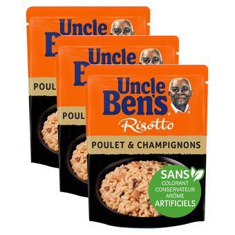 Trio de risotto poulet & champignon Uncle Ben's