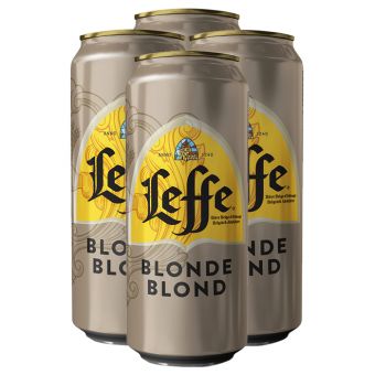 Pack de 4 bières Leffe blonde 50cl