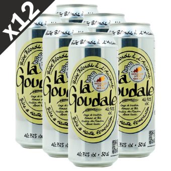 Pack de 12 bi�res La Goudale 50cl