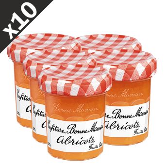 Lot de 10 confitures abricot Bonne Maman 30g
