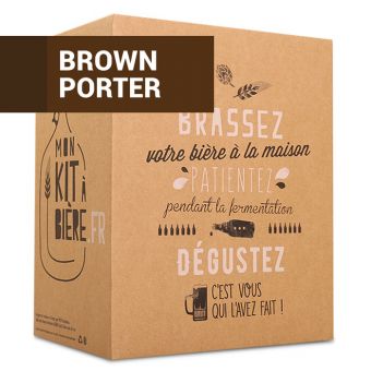 Kit de brassage de bière brune Brown Porter artisanale 5L