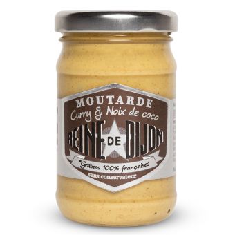 Moutarde Coco-Curry Reine de Dijon 100g