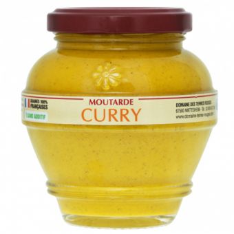 Moutarde au curry Domaine des terres rouges 200g