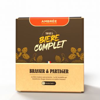 Kit de brassage bire Ambre complet 5 litres