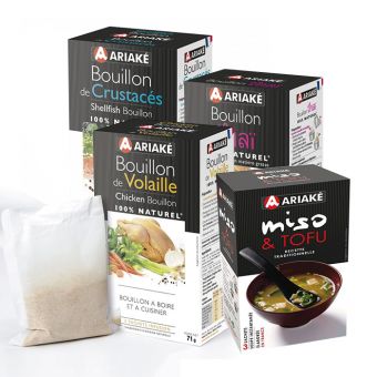 Coffret Saveurs 1 Soupe et 3 bouillons Ariak�