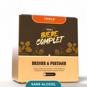 Kit de brassage de bi�re Triple sans alcool complet 5 litres