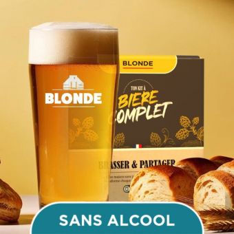 Kit de brassage de bire Blonde sans alcool complet 5 litres
