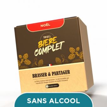 Kit de brassage Bire de Nol sans alcool complet 5 litres