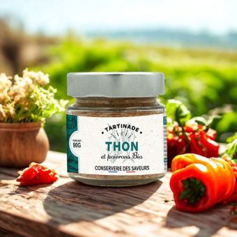 Tartinade de thon poivrons Bio