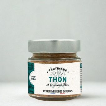 Tartinade de thon poivrons Bio