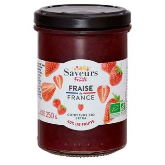 Confiture de fraise de France Bio 250g