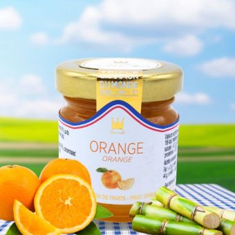 Confiture d'orange au sucre de canne 45g