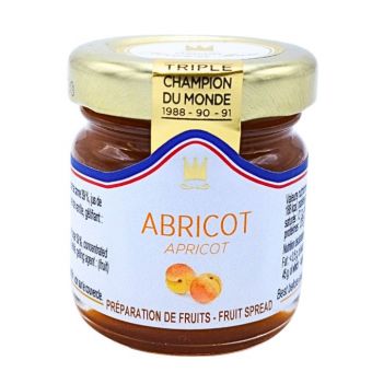 Confiture d'abricot au sucre de canne 45g