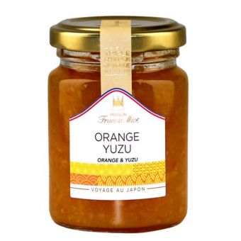 Confiture d'orange et yuzu au sucre de canne 100g