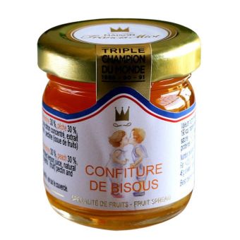 Confiture de bisous au sucre de canne 45g