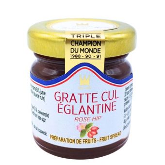 Confiture gratte cul �glantine au sucre de canne 45g