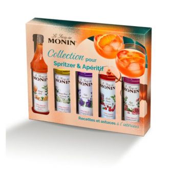 Coffret de sirops pour Spritzer et aperitif Monin 5x5cl