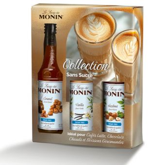 Coffret de sirops sans sucre Monin 3x25cl