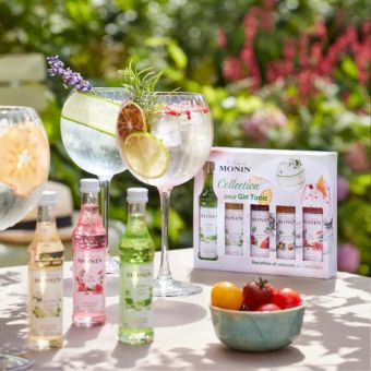 Coffret de sirops pour Gin Tonic Monin 5x5cl