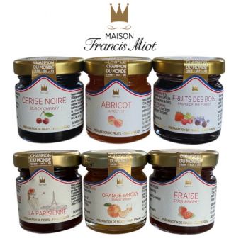 S�lection d�gustation 6 confitures Miot 270g