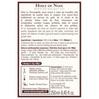 Huile de Noix toast�e - 250ml