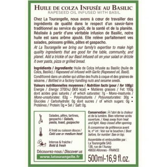 Huile Infus�e au Basilic - 500ml