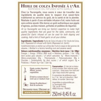 Huile infus�e � l'Ail - 250ml
