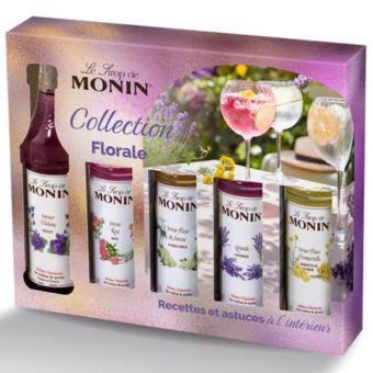 Coffret collection florale Monin 5x5cl